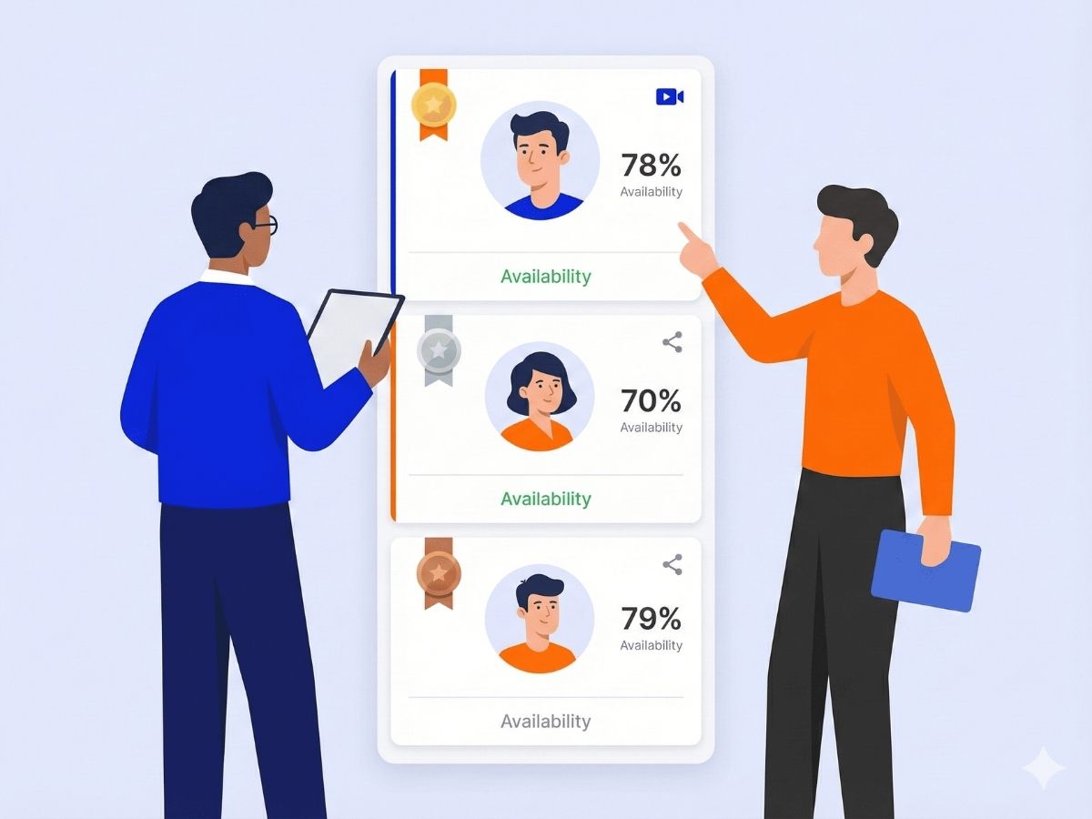 Shortlist des meilleurs talents sur Talentlistx